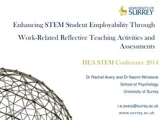 Enhancing STEM Student Employability Through