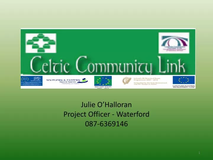 julie o halloran project officer waterford 087 6369146