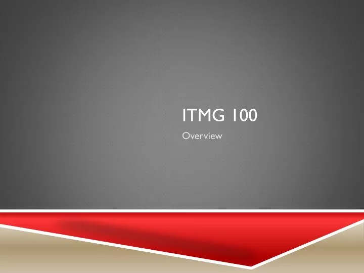 itmg 100