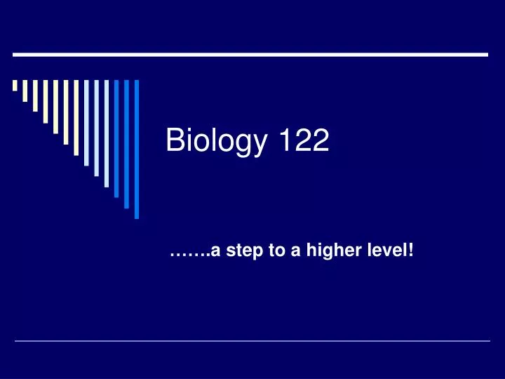 biology 122