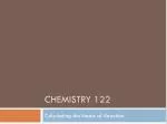 Chemistry 122 - slide 1
