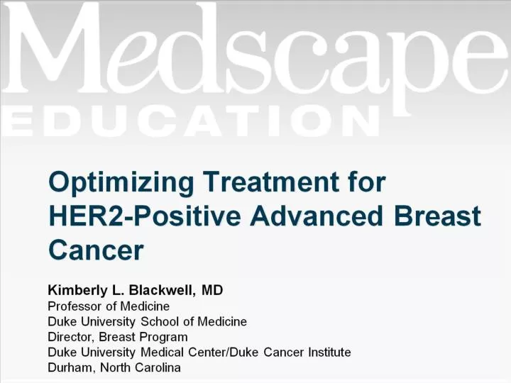 optimizing treatment for her2 positive advanced breast cancer