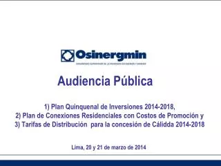 lima 20 y 21 de marzo de 2014