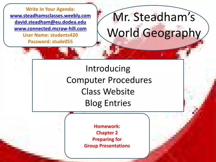 mr steadham s world geography