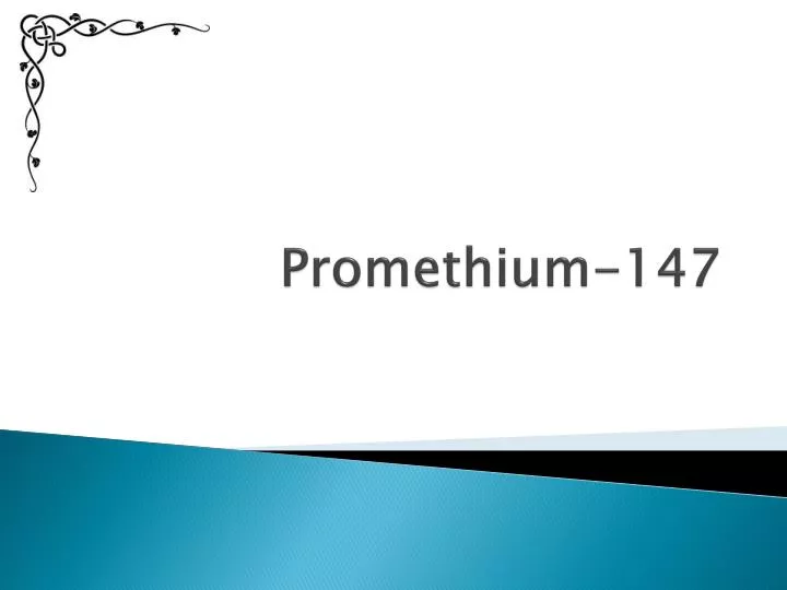 promethium 147