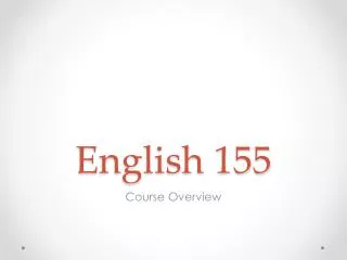 English 155