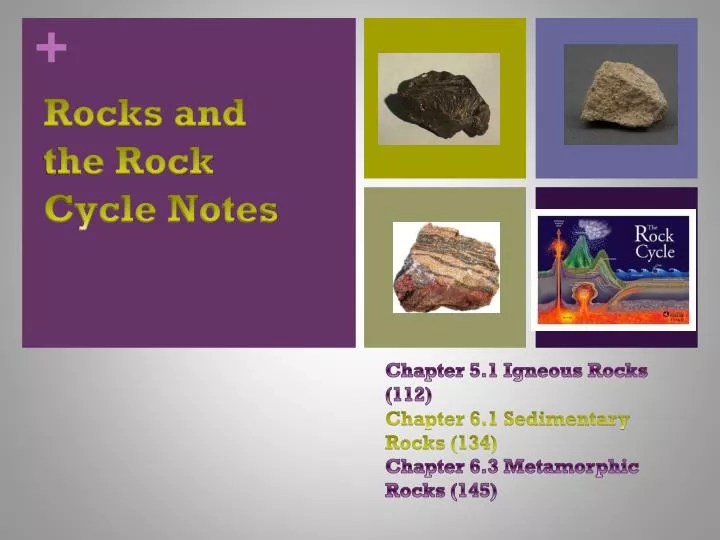 chapter 5 1 igneous rocks 112 chapter 6 1 sedimentary rocks 134 chapter 6 3 metamorphic rocks 145