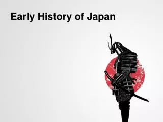 early history of japan