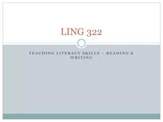 LING 322