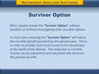 Survivor Option