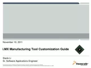 i.MX Manufacturing Tool Customization Guide