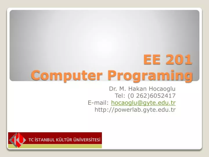ee 201 computer programing