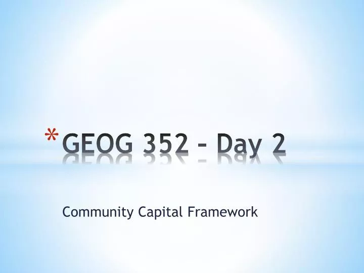 geog 352 day 2