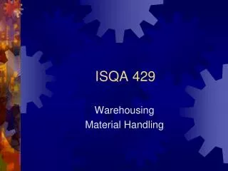 ISQA 429