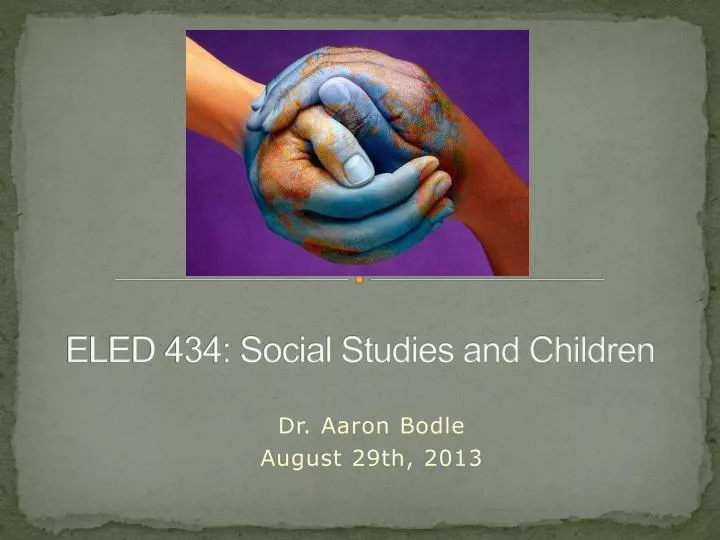 eled 434 social studies and children