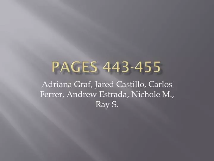 pages 443 455
