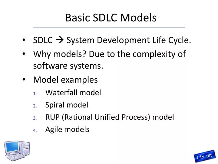 basic sdlc models