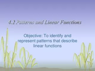 4 2 patterns and linear functions