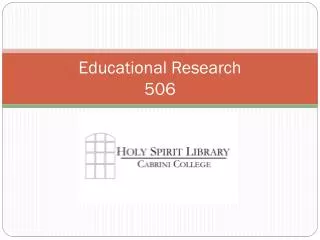 Educational Research 506