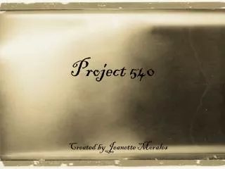 Project 540