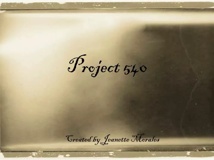 project 540