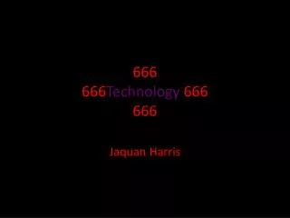 666 666 Technology 666 666