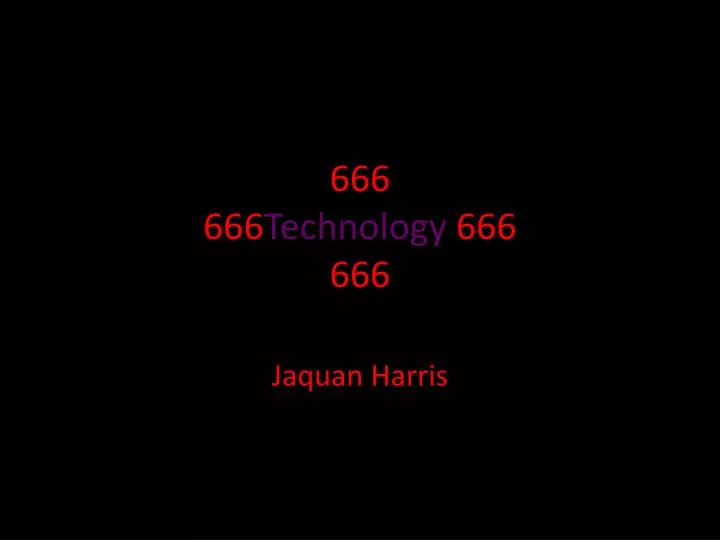 666 666 technology 666 666