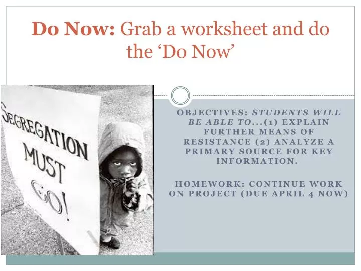 do now grab a worksheet and do the do now