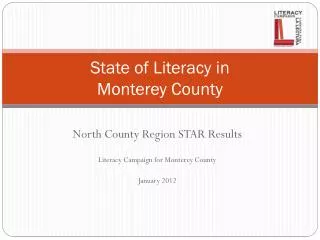 State of Literacy in Monterey County