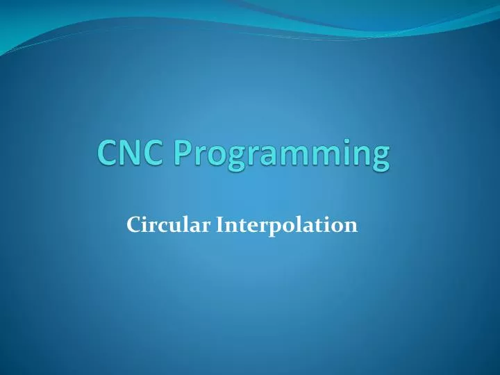 cnc programming