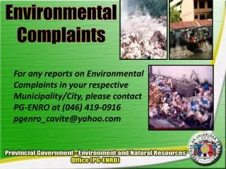 Environmental Complaints