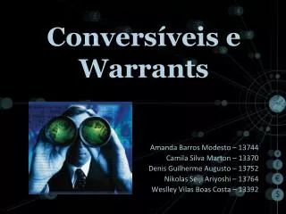 convers veis e warrants