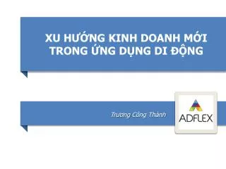 xu h ng kinh doanh m i trong ng d ng di ng