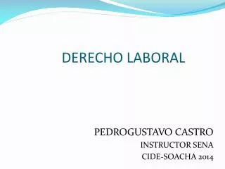 derecho laboral