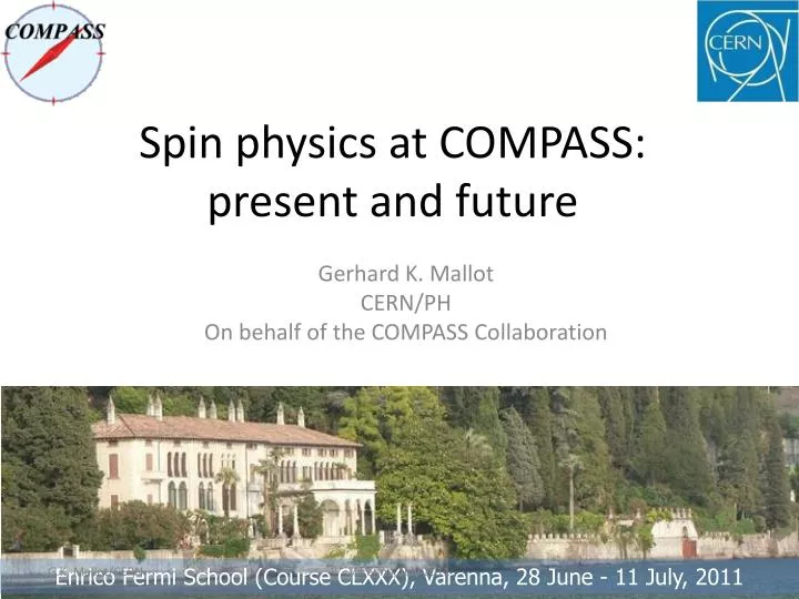 spin physics at compass present and future