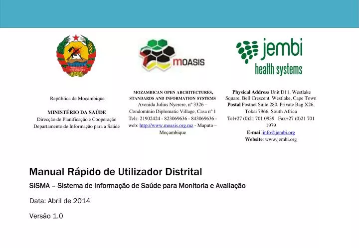 manual r pido de utilizador distrital