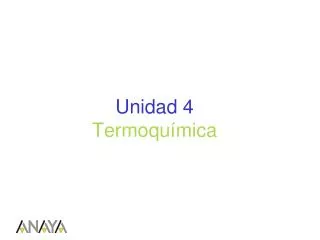 unidad 4 termoqu mica