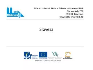 slovesa