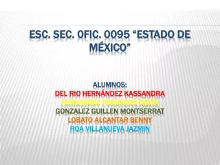 PROFRA ACOMPAÑANTE: AMÉRICA GARDUÑO MOLINA