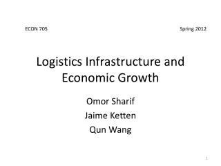Logistics Infrastructure and Economic Growth