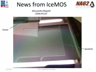 News from IceMOS