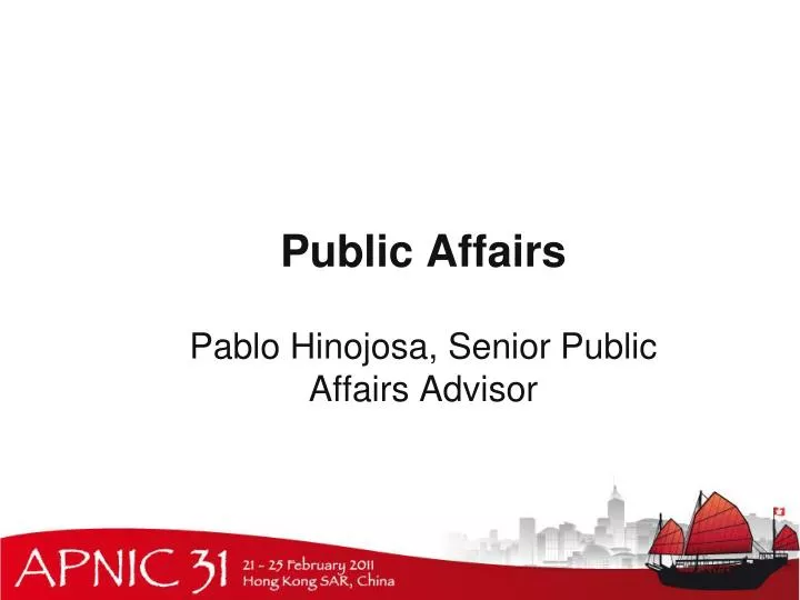 public affairs