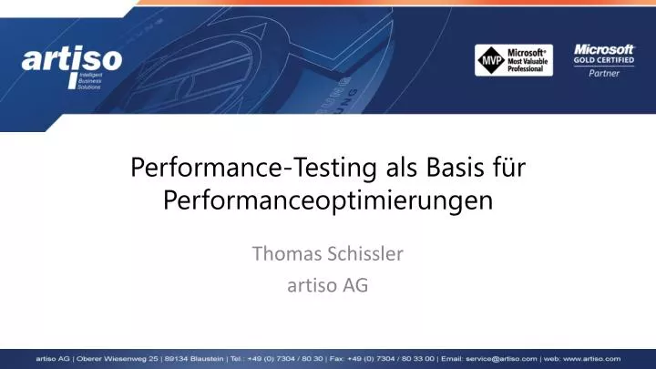 performance testing als basis f r performanceoptimierungen