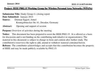 Project: IEEE P802.15 Working Group for Wireless Personal Area Networks (WPANs)