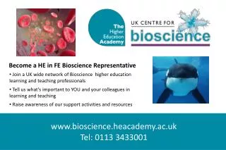 Join a UK wide network of Bioscience higher education learning and teaching professionals