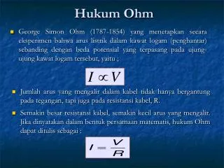 Hukum Ohm