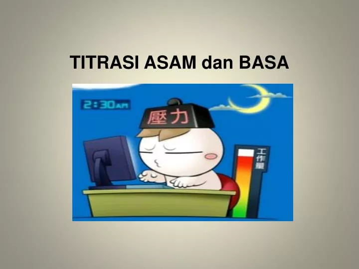 titrasi asam dan basa