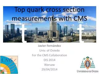 Top quark cross section measurements with CMS