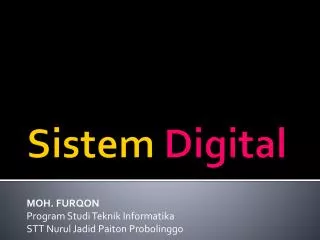 moh furqon program studi teknik informatika stt nurul jadid paiton probolinggo