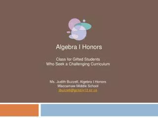 Algebra I Honors